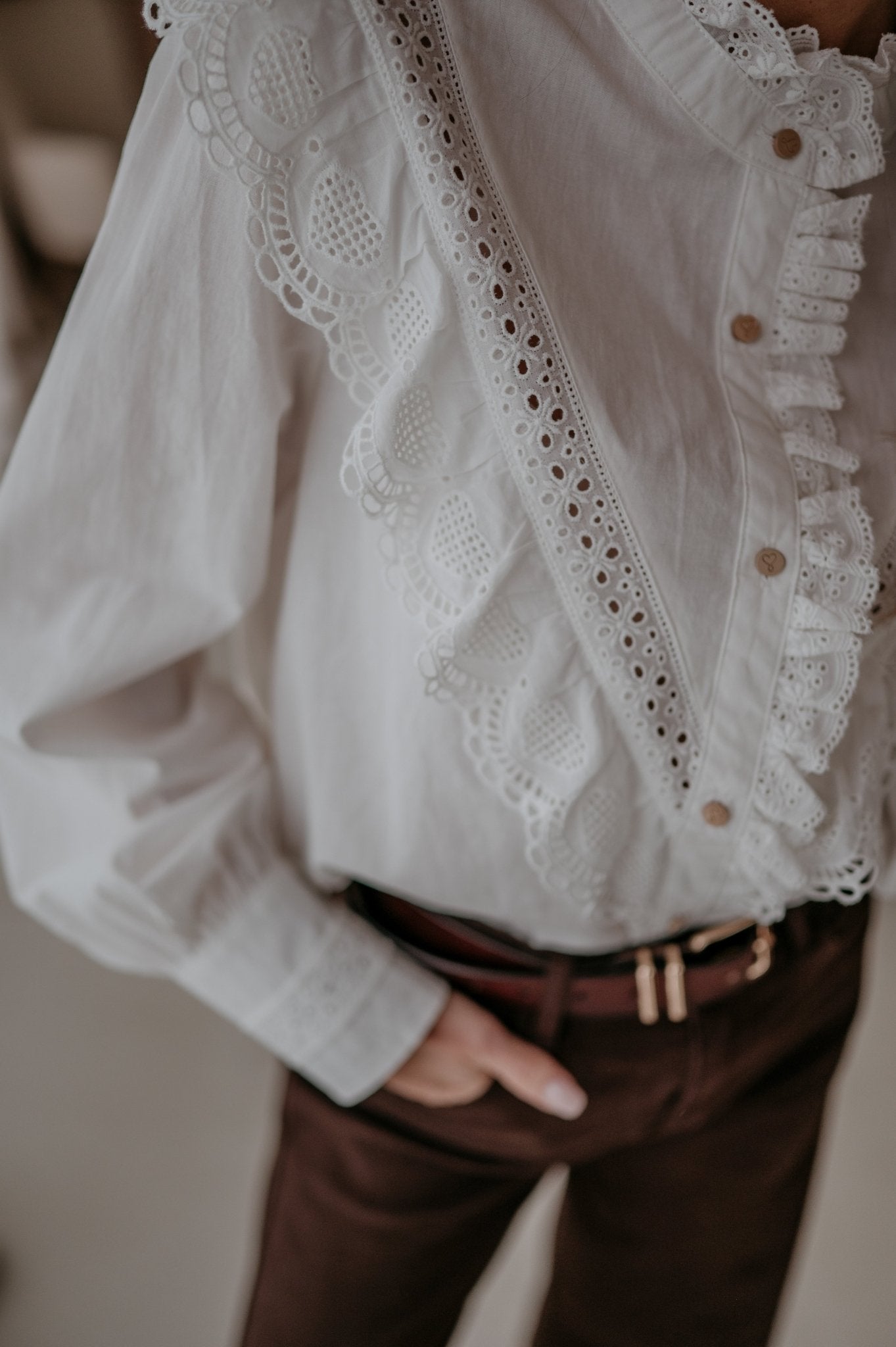 Zoppicare blouse I White - Wild Souls by JV® - Shirts