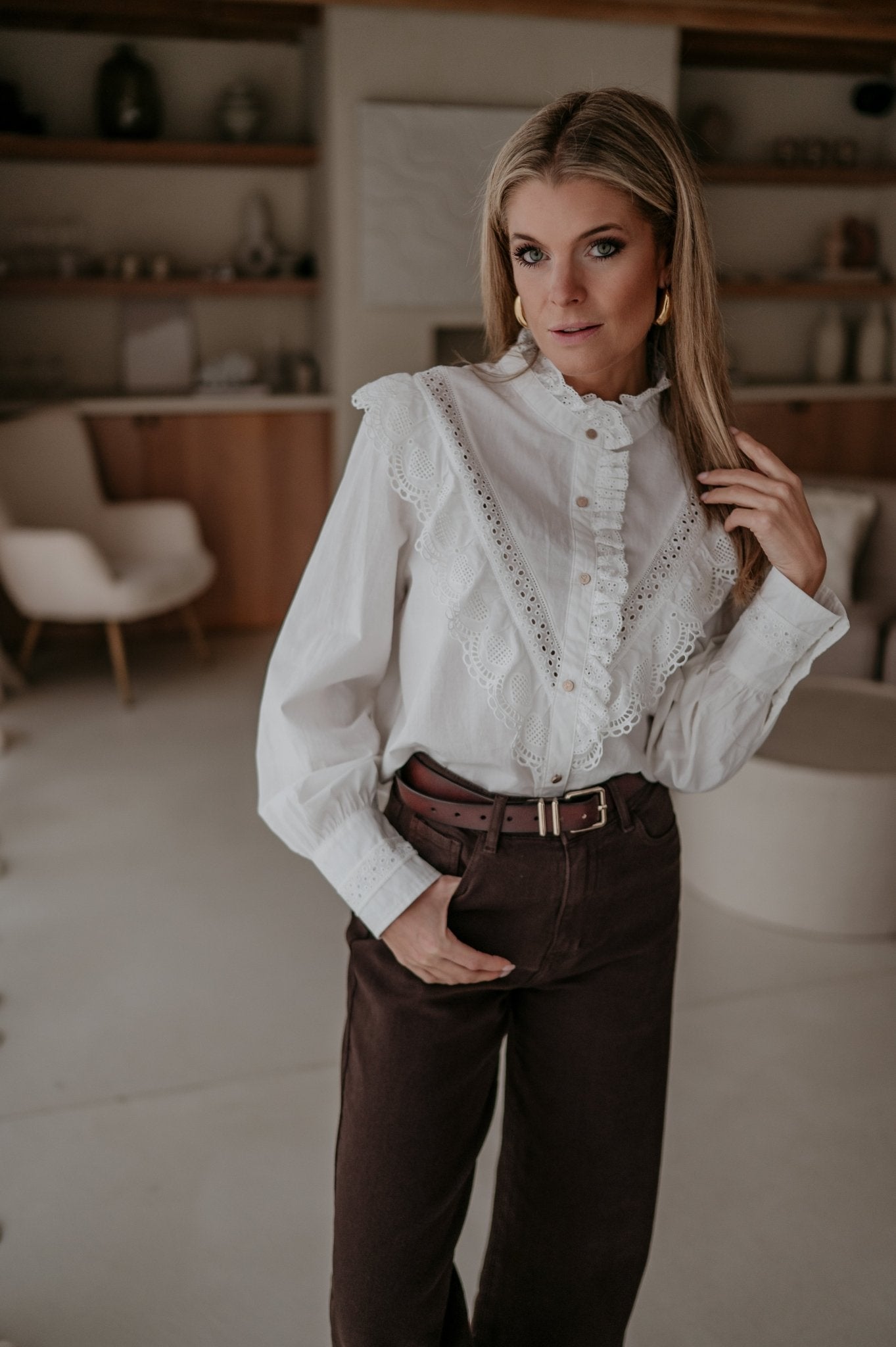 Zoppicare blouse I White - Wild Souls by JV® - Shirts